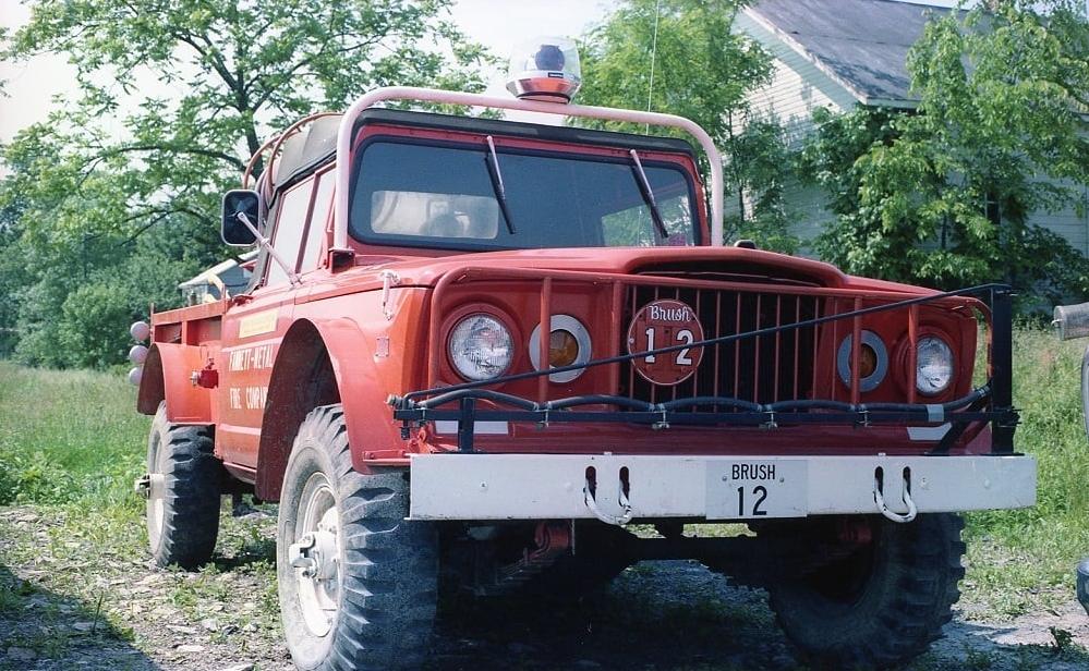 1968 Kaiser Jeep Forestry Truck 
In service as Brush 12 until 1988
Received from and returned to Pennsylvania Bureau Of Forestry
Photo by David Bowen
Scanned by Frank Boyd